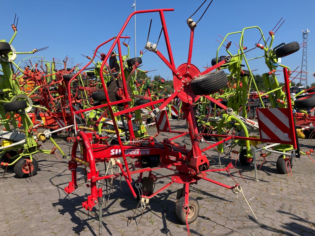 SIP Spider 555 Pro - Grassland technology + Forage harvesting technology - Rotary haymaker