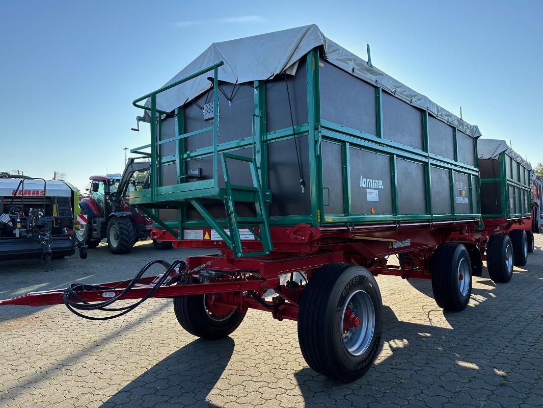 Lomma Sachsen ZDK 1802   Holzbordwände - Technologie des transports - Benne à deux essieux