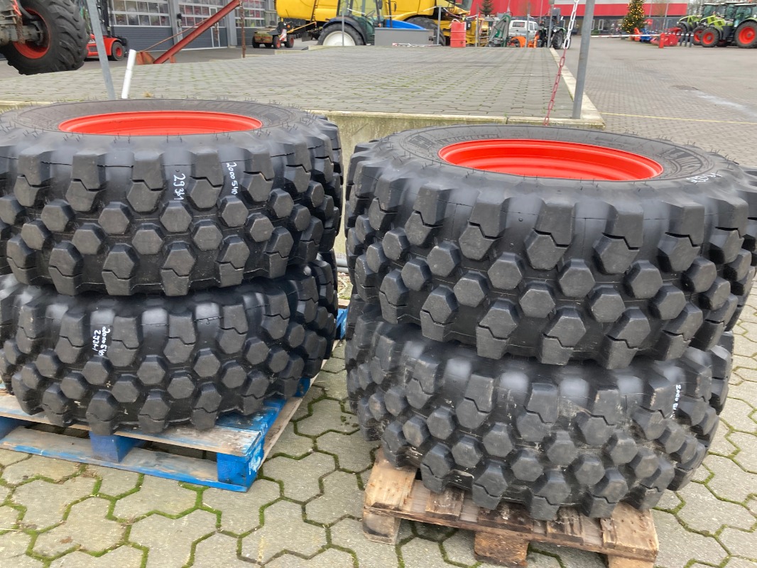 Michelin 4 x 460/70R24 Bibload - Räder + Reifen + Felgen - Komplettradsatz